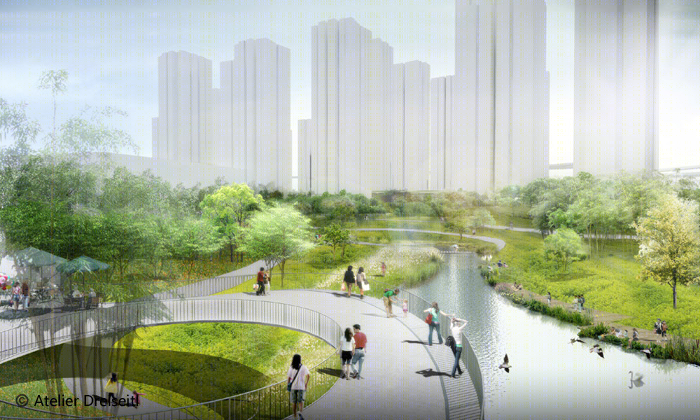 重庆双溪河生态治理景观 · 戴水道设计公司的绿色城市公园-16