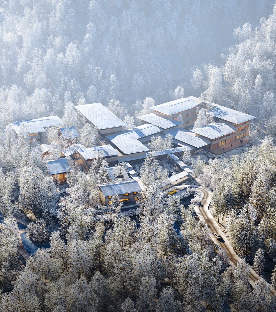 杭州百丈隐奢酒店丨中国杭州丨HATCH Architects 汉齐建筑-1