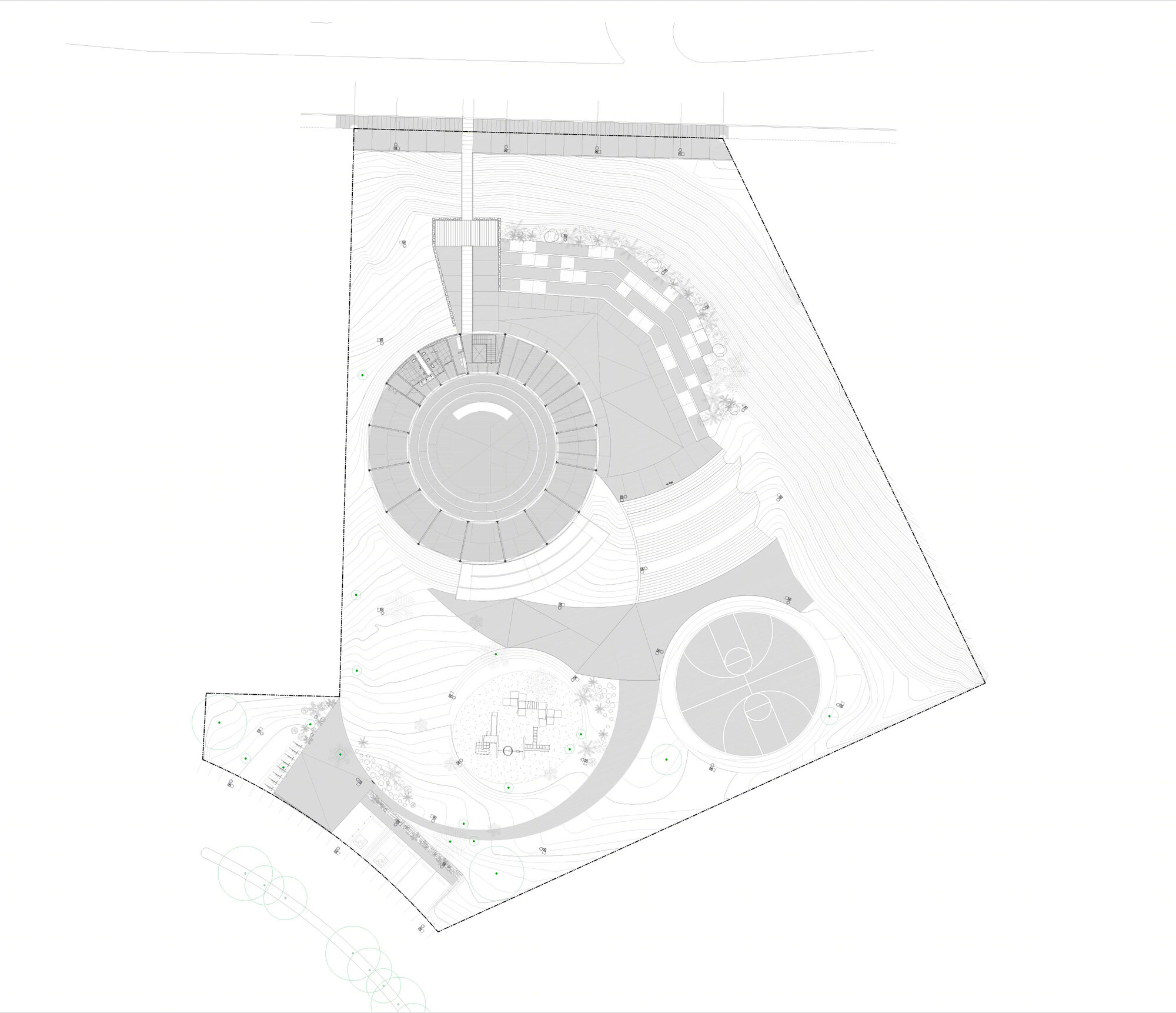 Santa Fe II 文化体育中心丨墨西哥丨墨西哥国立自治大学建筑学院-2