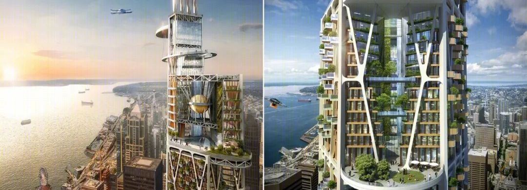 "西雅图 2030" | 400 米高的生物友好型摩天大楼-3