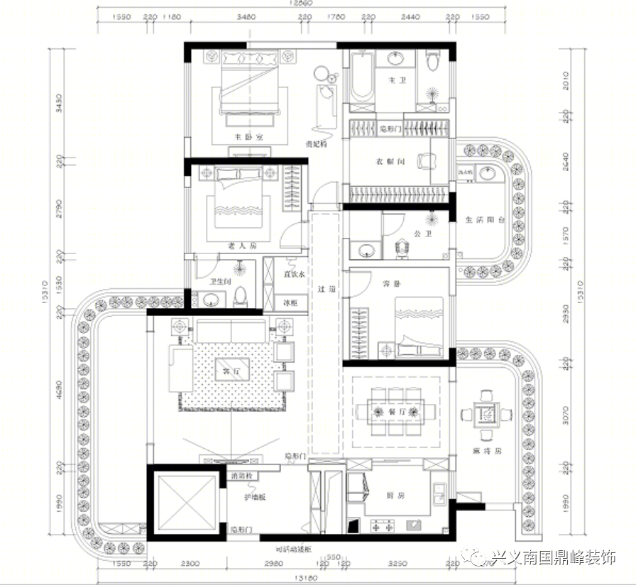 公园悦府轻奢风,余礼彬的现代设计美学-11