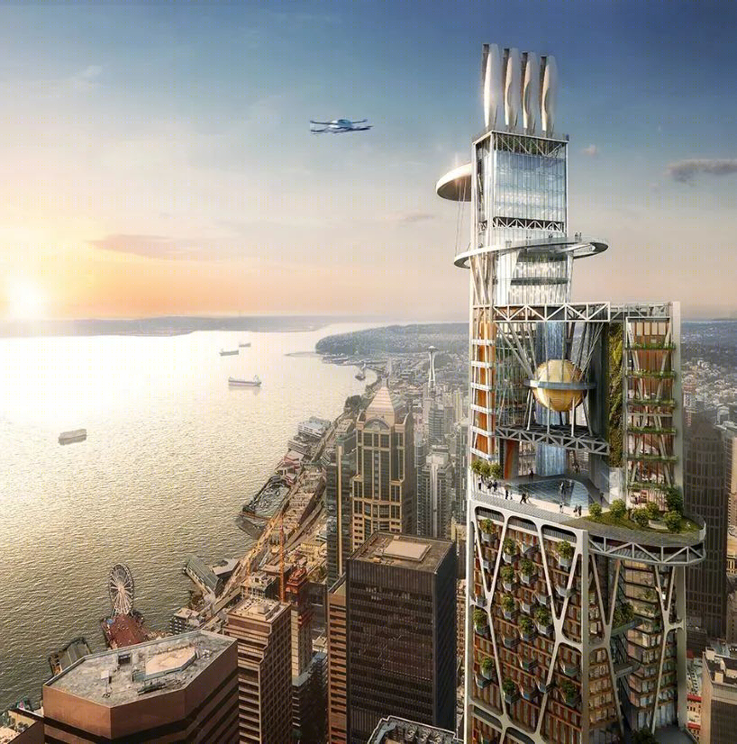 "西雅图 2030" | 400 米高的生物友好型摩天大楼-7