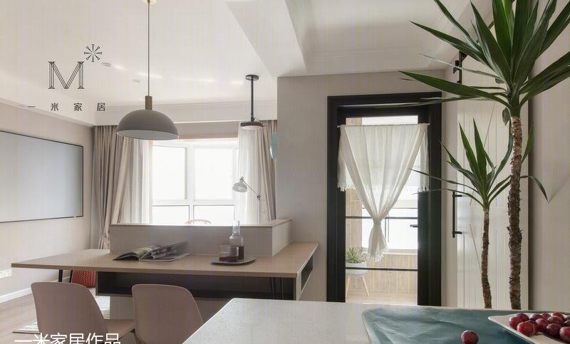 【一米家居】爱的小屋 73m² 北欧混搭-5