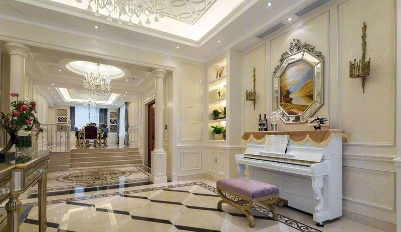 南京仙林恒基地产·富荟山法式新古典风格室内设计-8