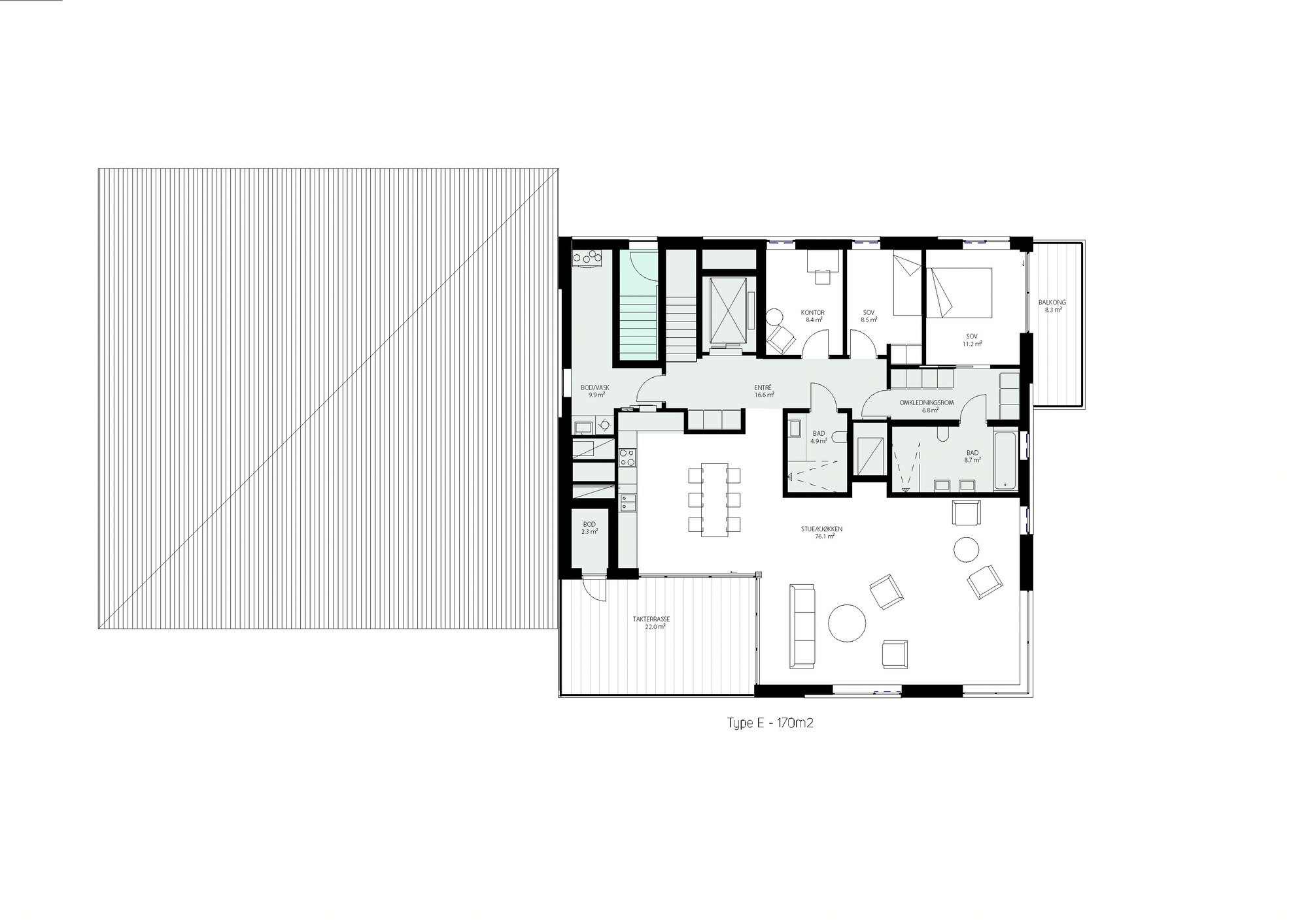 挪威 Paradis Waterfront 住房项目丨Ghilardi+Hellsten Arkitekter-25