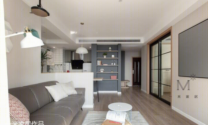 【一米家居】爱的小屋 73m² 北欧混搭-8