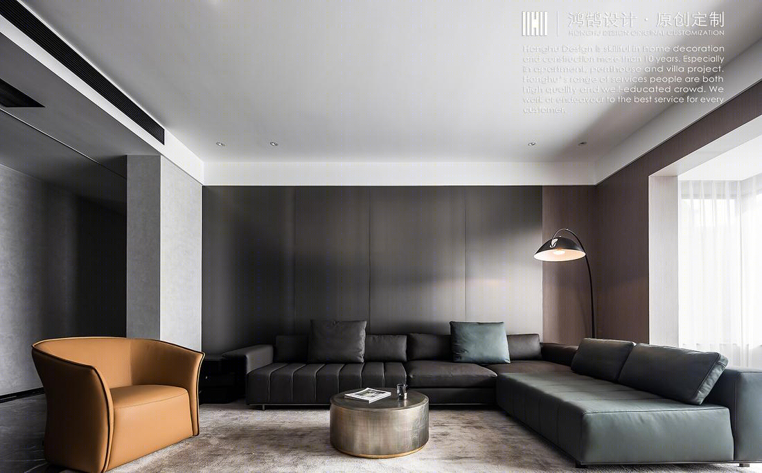 黑白交融的 240m²纯粹生活美学之家-6