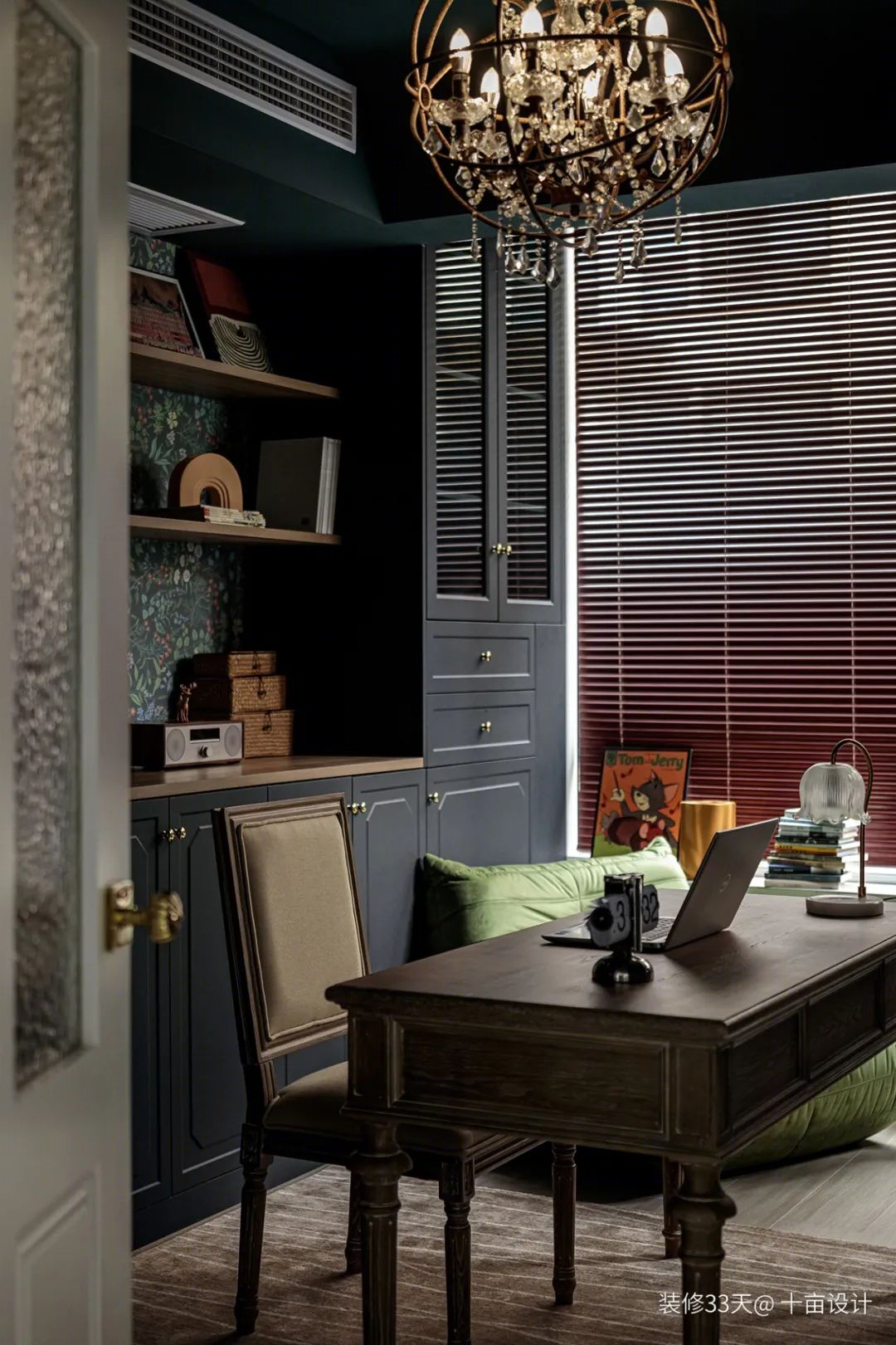 复古混搭婚房丨中国内江丨十亩设计（内江）-25