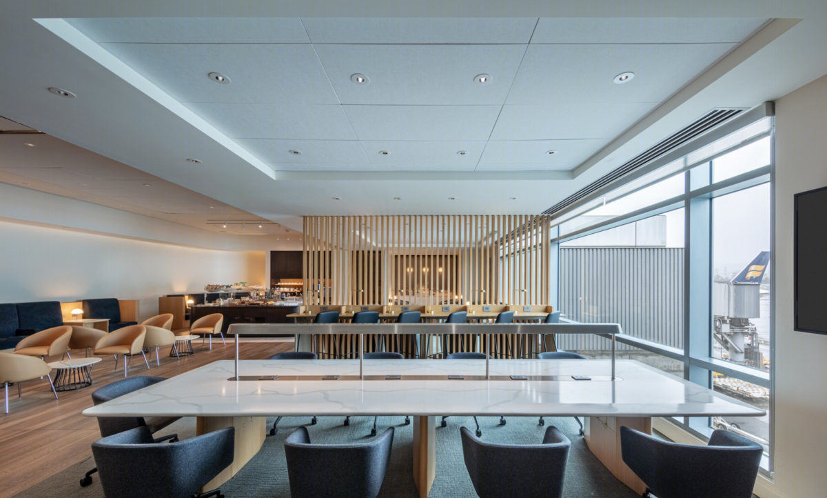 旧金山机场英国航空休息室——WDA | William Duff Architects 的优雅之作-10