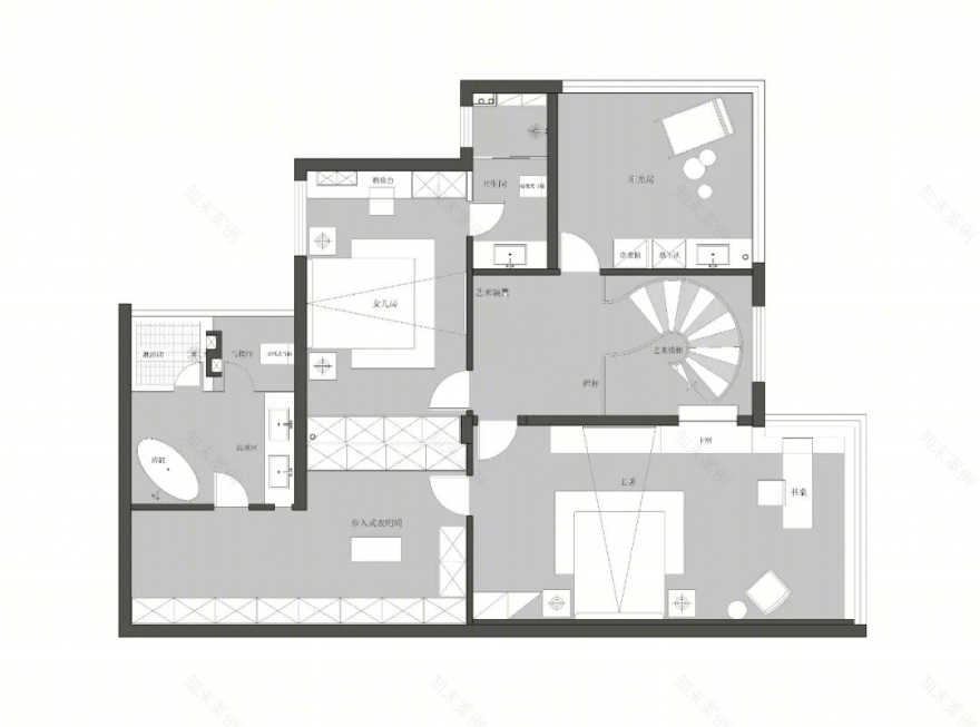 暗调大隐于市 · 顶级复式公寓的宁静设计丨UWSPACE DESIGN-26