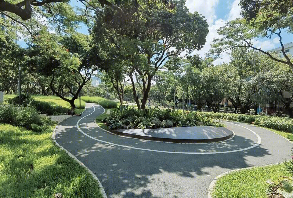 福田中康社区 | 56 棵荔枝树打造的多层次台地公园-40