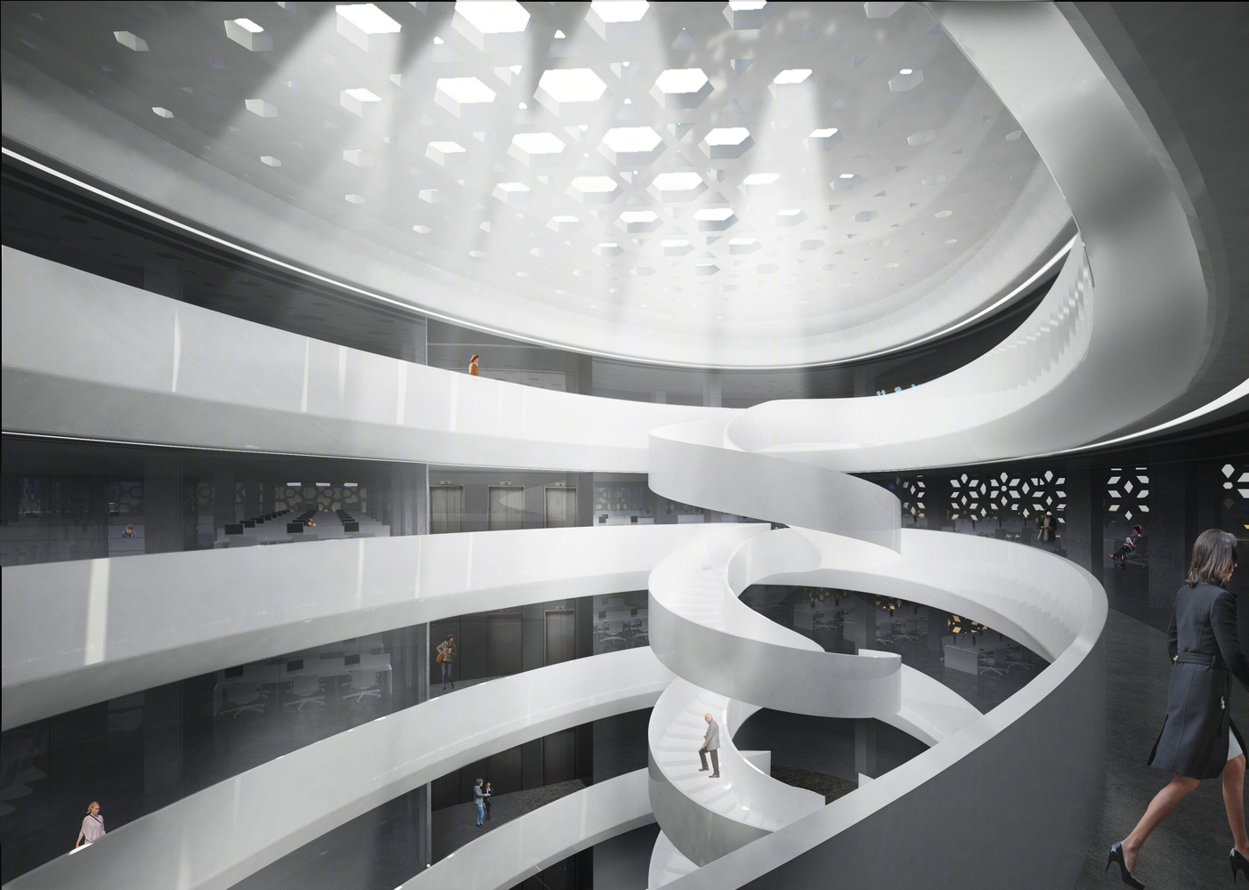 印度 Punjab Kesari 总部丨Studio Symbiosis 建筑事务所-15