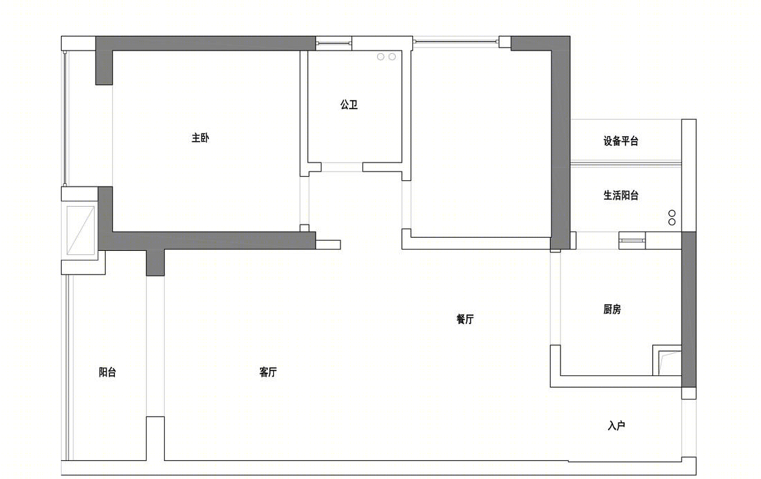 城市花园 68㎡小户型色彩混搭设计丨深圳市永安装饰设计工程有限公司-65