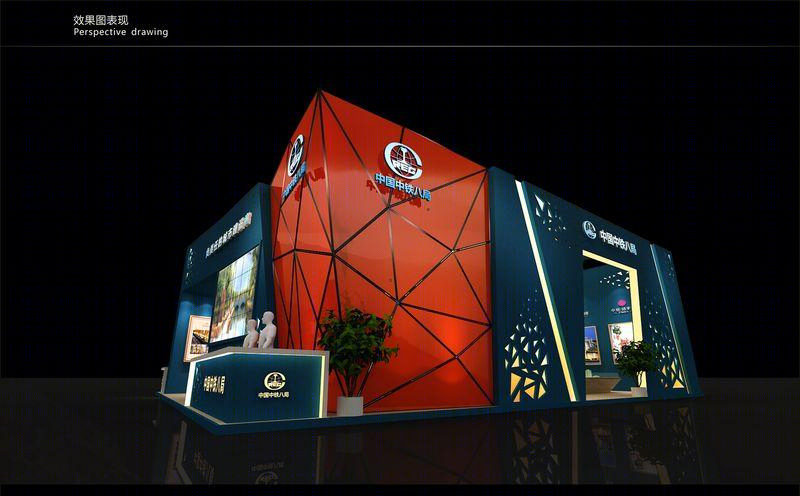华纳思设计创意丨展厅丨中铁八局展场设计方案--2016年房交会-2