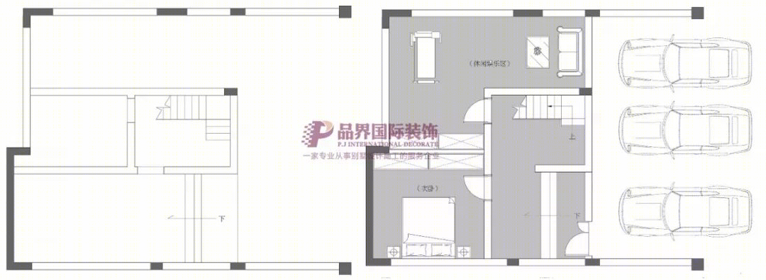 龙湖·开元别墅 B 户型中户设计方案解析-45