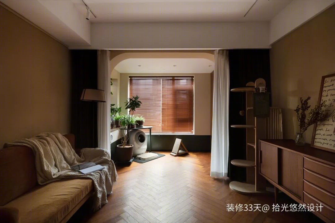 复古上海风情 · 90 平小两居的温馨改造丨中国成都丨拾光悠然设计（成都）-9