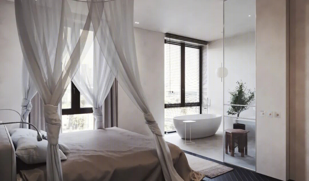 莫斯科极简一居室丨俄罗斯莫斯科丨Tatiana Averkina-54