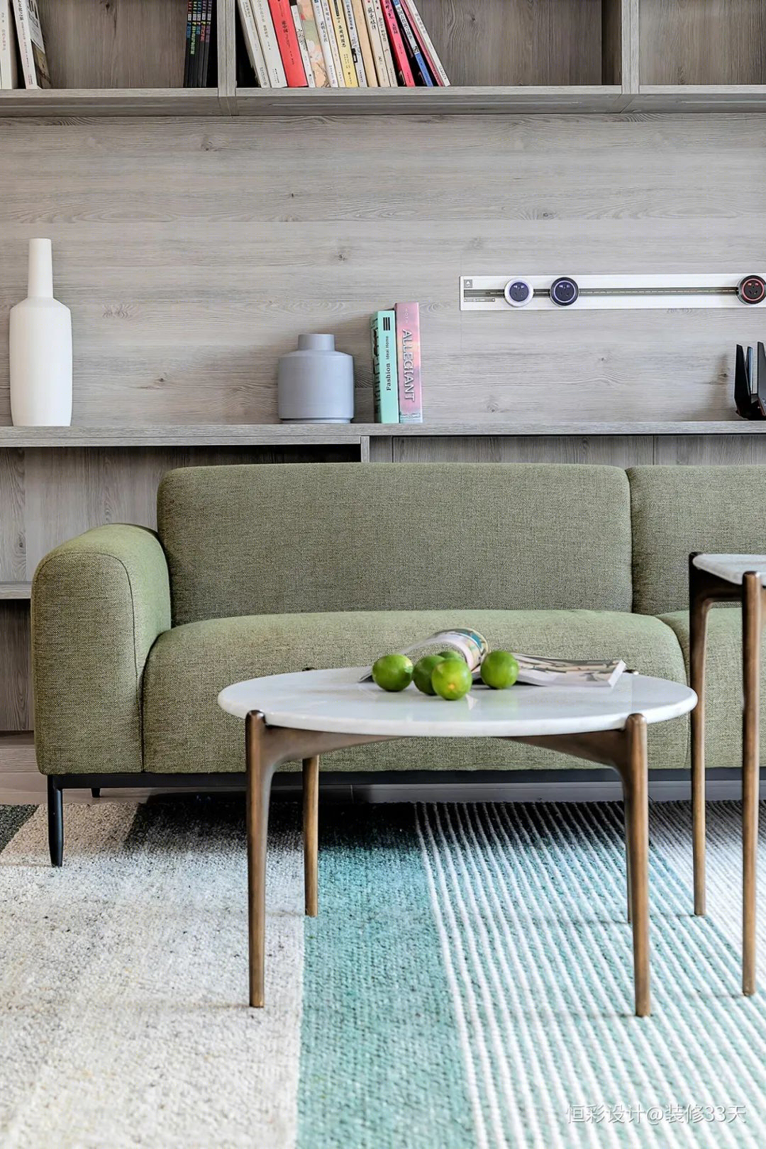 89 平北欧风家居丨中国杭州丨恒彩设计-9