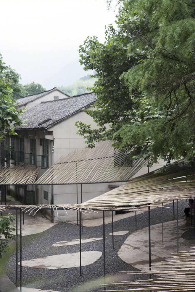莫干山景区桑蚕孵化场改造 | 竹制临时建筑激活城乡互动-15