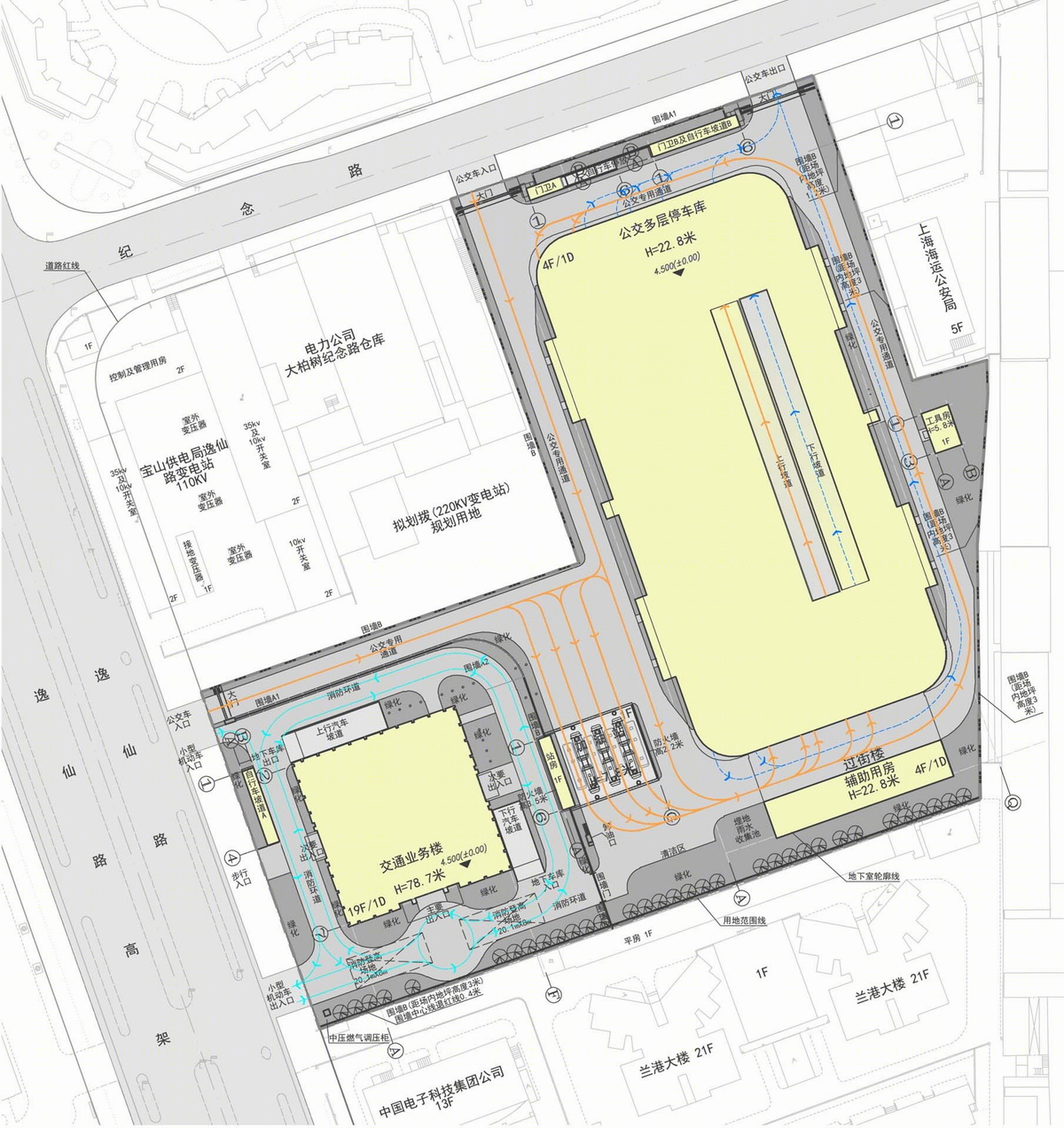 上海逸仙路公交停车场改建-13