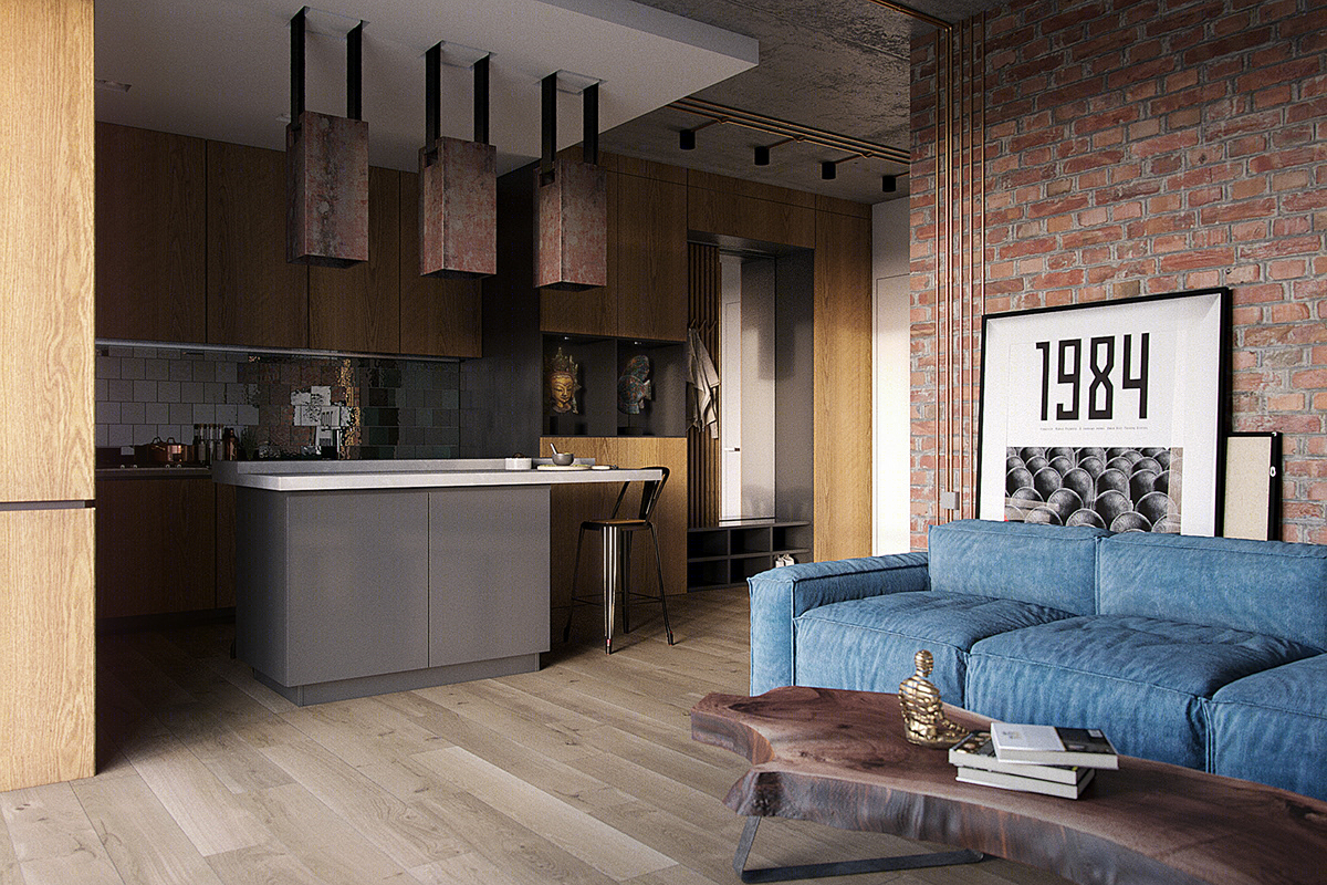 Apartment in Moscow _ Russia _ 80 m2 on Behance_files Andrey Barinov-15