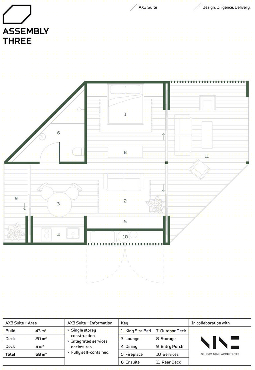 澳大利亚 Assembly Three 装配式木屋丨Studio Nine Architects-18