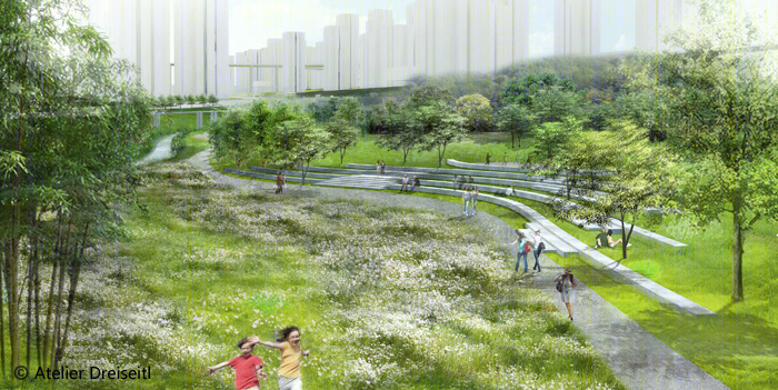 重庆双溪河生态治理景观 · 戴水道设计公司的绿色城市公园-20