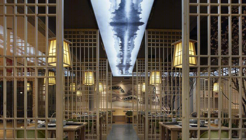 樱花漫舞，品味静谧时光——禾食料理空间设计-6