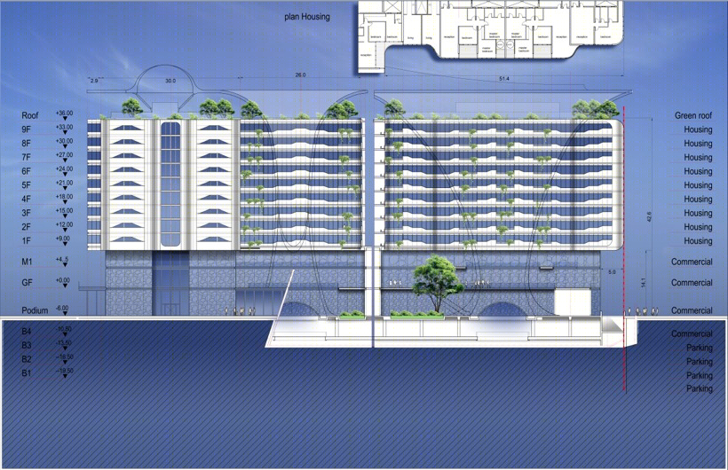 开罗可持续发展综合楼丨Vincent Callebaut Architectures-50