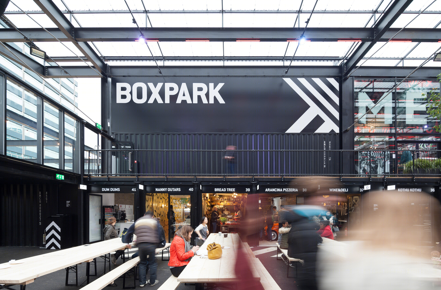 英国购物中心集装箱公园BOXPARK-15