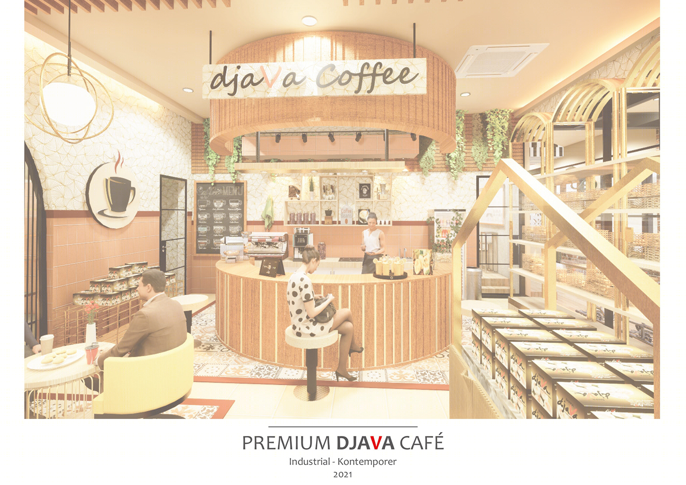 Anastasiya Gushchina丨咖啡店丨BAKPIA DJAVA CAFE | Premium Cake Shop Yogyakarta Design-0