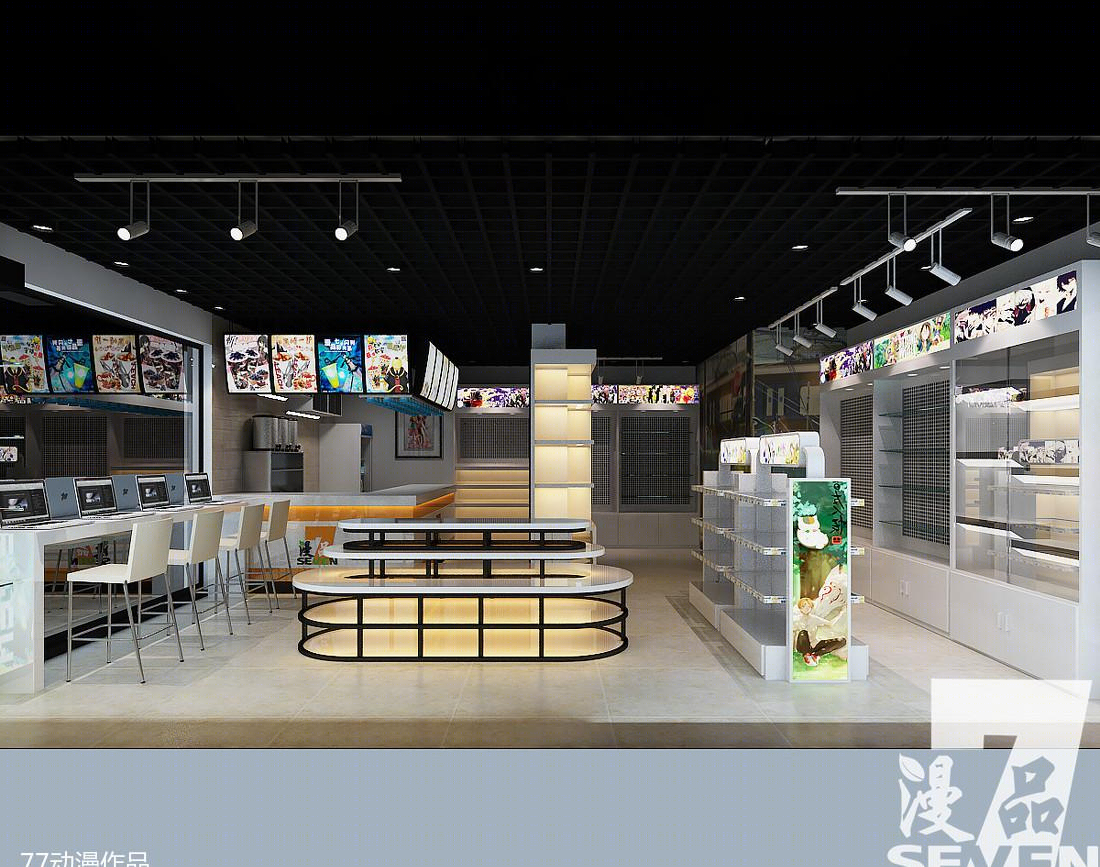 漫品动漫奶茶店室内设计-28