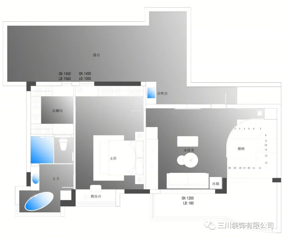 拾光·艺影·三川设计打造 260m²都市雅奢生活空间-13