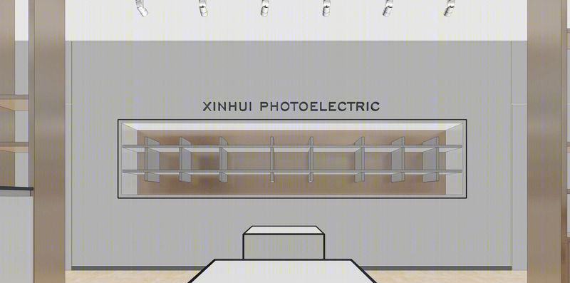 中山新辉光电现代简约展厅,刘志坚打造高品质商业空间-0