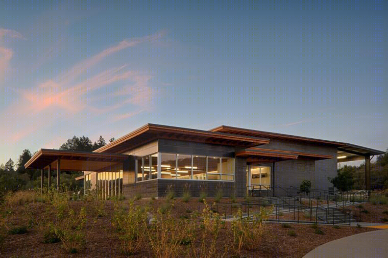 美国圣赫勒拿岛泰特斯酒庄(America St· Helena Titus Winery)丨MH Architects-16