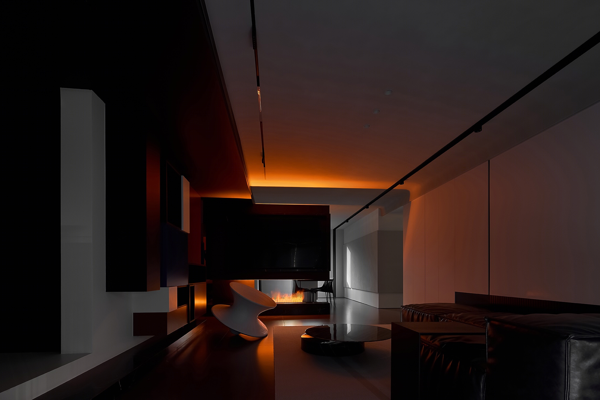 魔方盒 · 宁波东部新城现代艺术私宅丨中国宁波丨洛沿设计建筑研究室-37