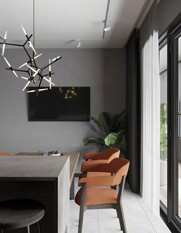 高级黑公寓 · ARTSTUDIO 的 170㎡现代空间设计丨俄罗斯-22