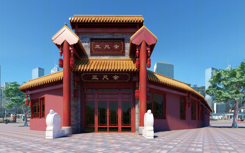天津三尺余中餐厅设计-0