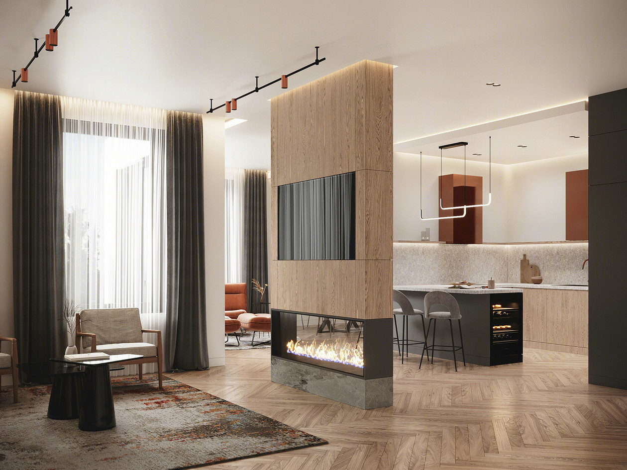 原木+橘色 是秋冬与温暖的碰撞！-7