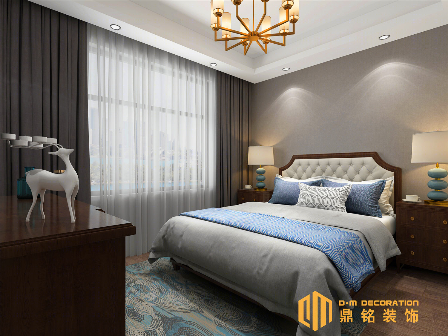 杭州鼎铭国际设计打造西溪北苑新区 150㎡宜居空间-4