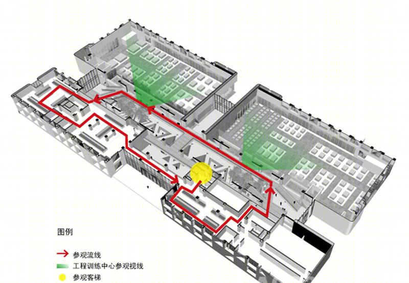 北京理工大学良乡校区工程训练中心——绿色环保、互动式教学空间-7