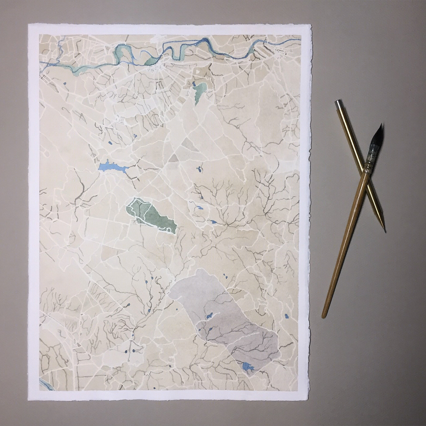 西班牙巴尔德纳斯沙漠手绘地图-4