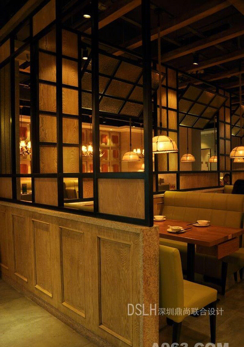 粗米淡茶粗粮馆餐厅装饰设计(壹海城店)实景照片-9
