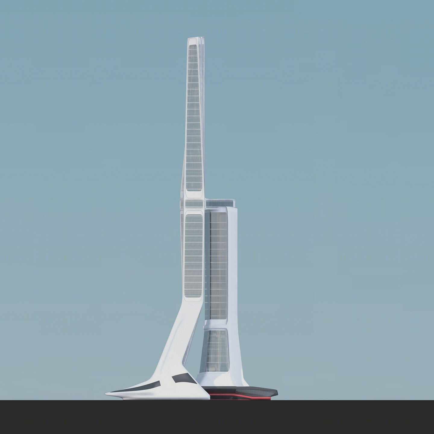 双塔力量 · 香港创意扭曲办公建筑-10