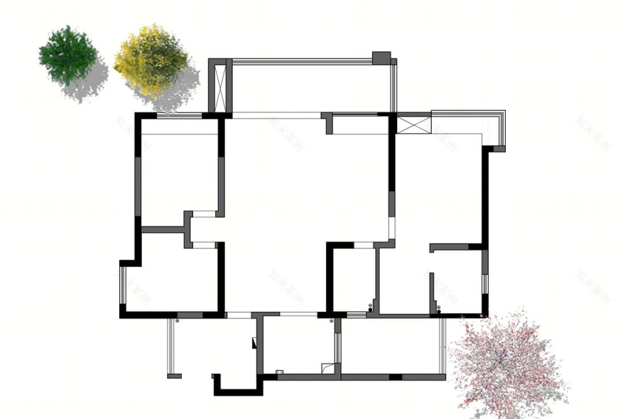 130M² 极简治愈日式平层设计-42