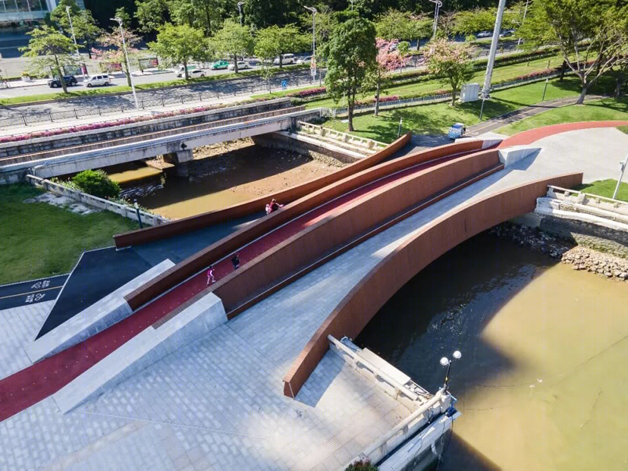 阅江路碧道步行桥丨中国广州丨贝氏建筑事务所-16