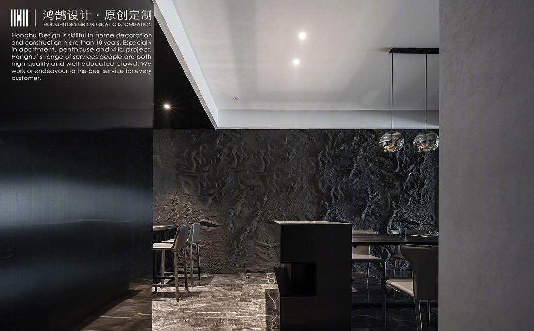 黑白交融的 240m²纯粹生活美学之家-17