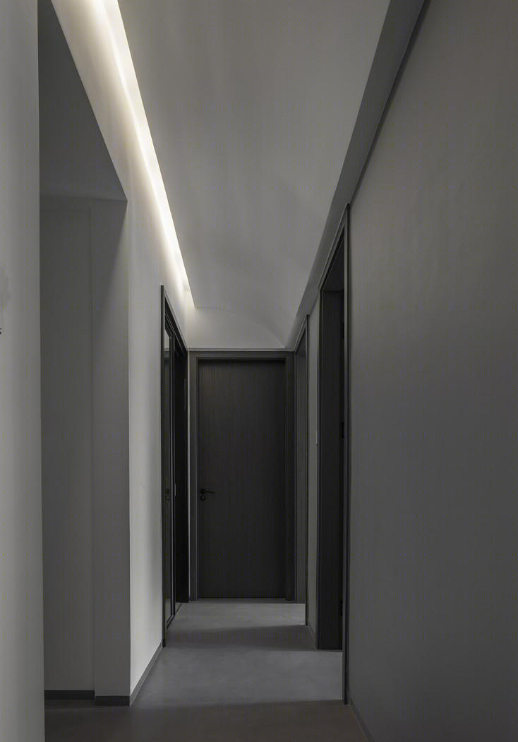 130m²五口之家留白设计-25