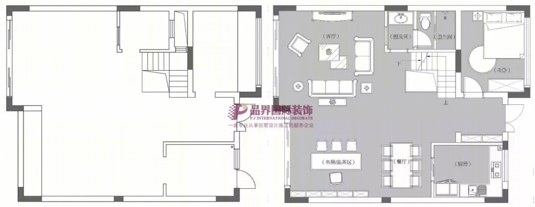 龙湖·开元别墅 B 户型中户设计方案解析-48