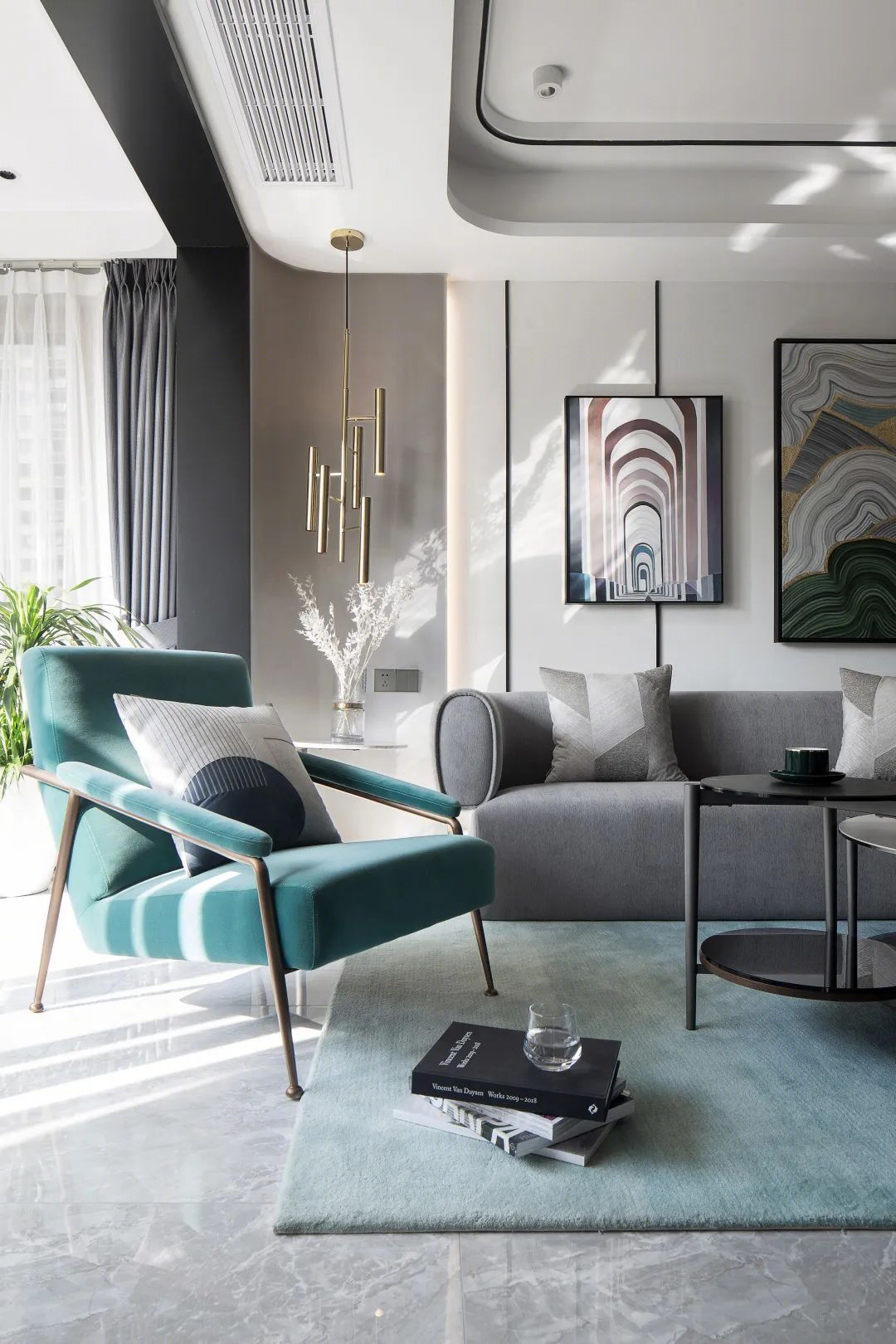 武汉美联城仕 | 轻奢生活空间，打造多属性复合客厅-0